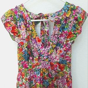 Rampage bright floral dress